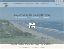 Tablet Screenshot of capecodshowerkits.com